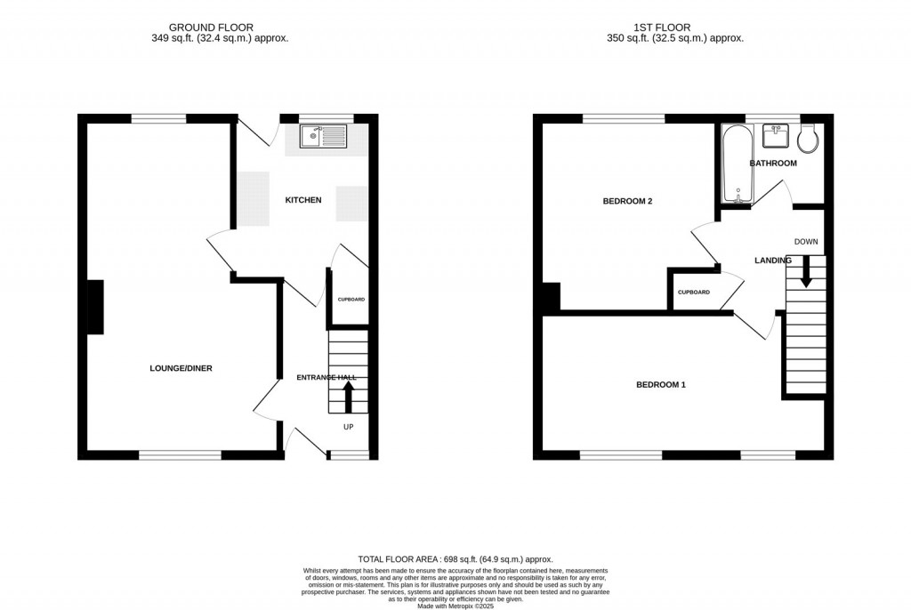 Floorplans For Stringfellow Close, Chard, Somerset, TA20