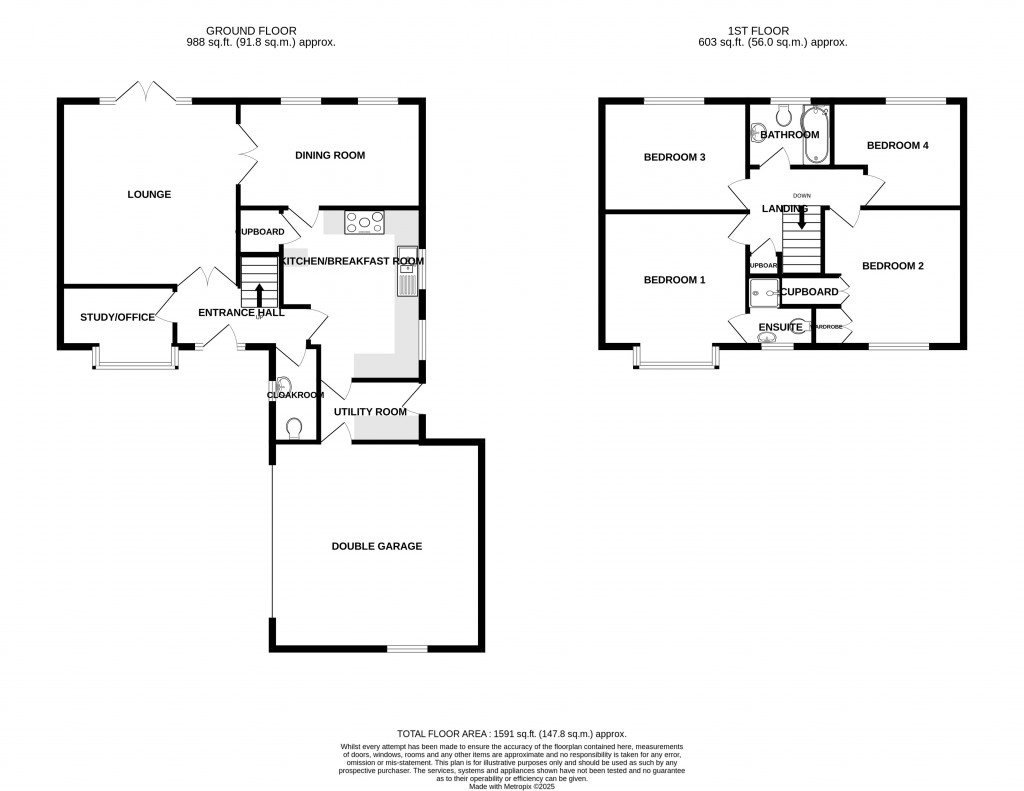 Floorplans For Toms Close, Chard, Somerset, TA20