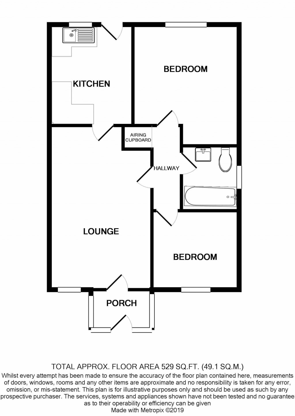 Floorplans For Langdon Close, Chard, Somerset, TA20