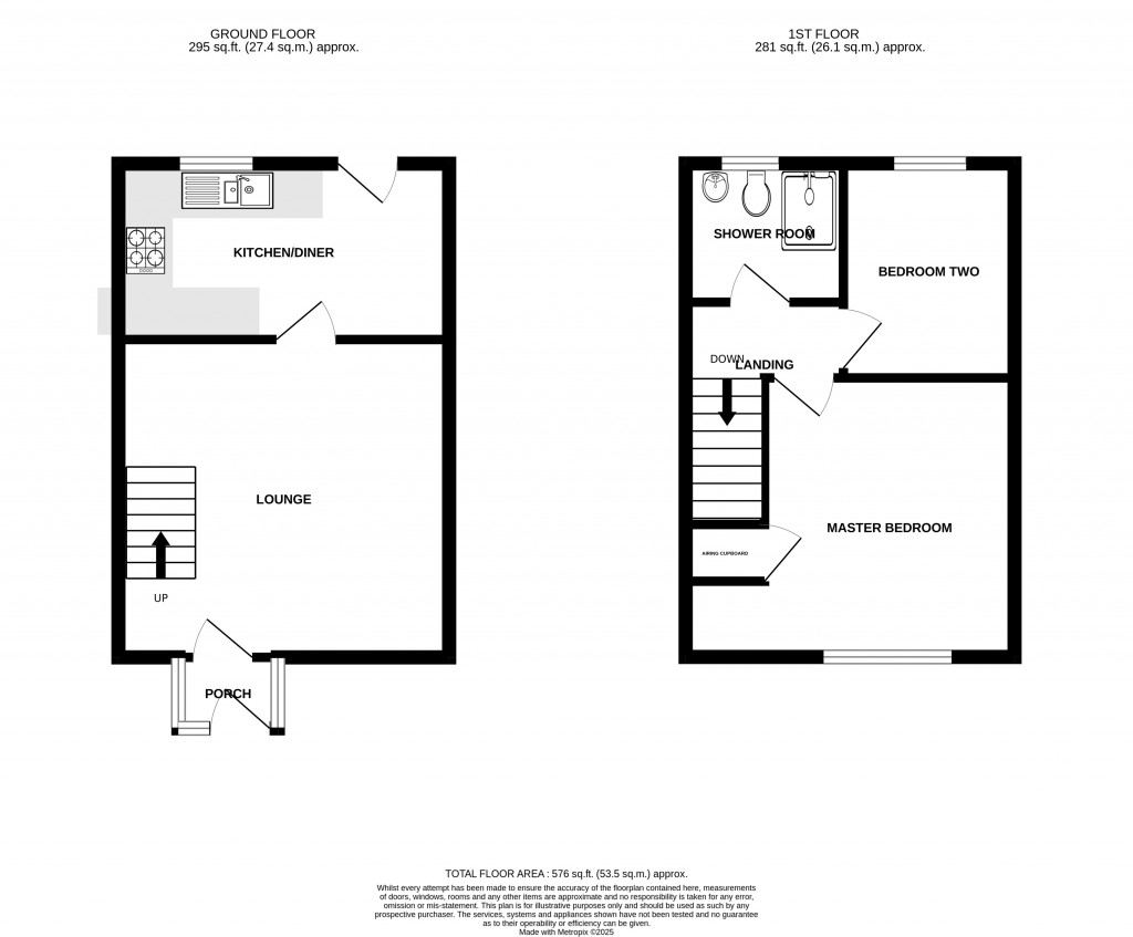 Floorplans For Crib Close, Chard, Somerset, TA20