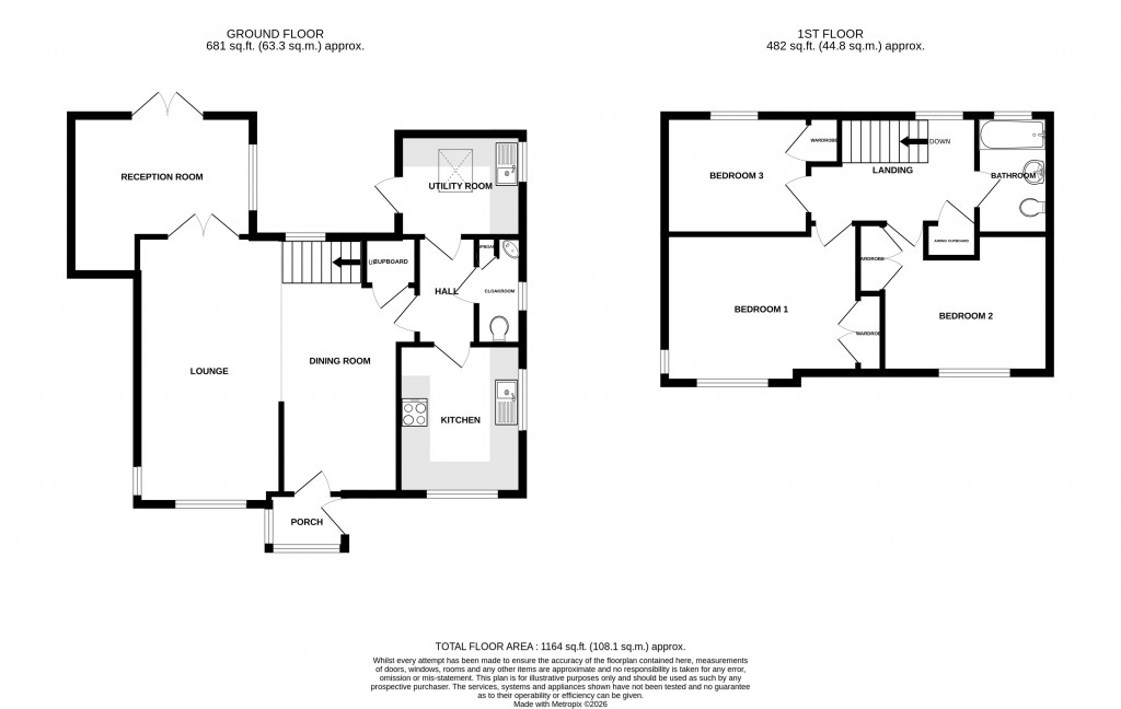 Floorplans For Hanning Road, Horton, Somerset, TA19