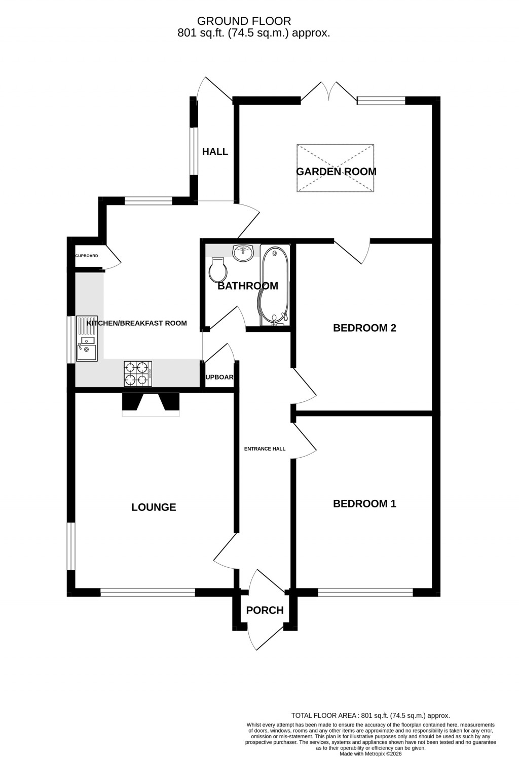 Floorplans For King Ine South, Chard, Somerset, TA20