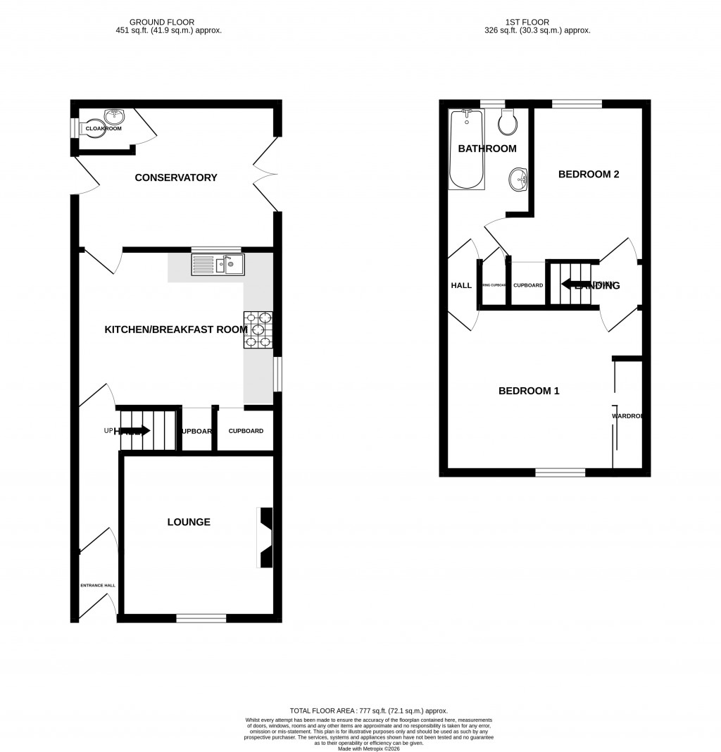 Floorplans For High Street, Chard, Somerset, TA20