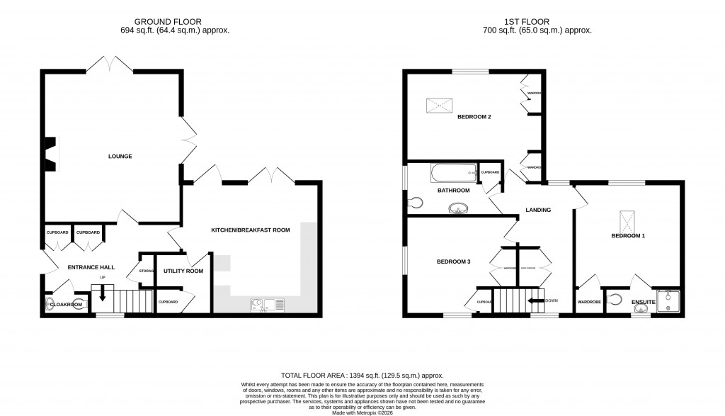 Floorplans For High Street, Chard, Somerset, TA20