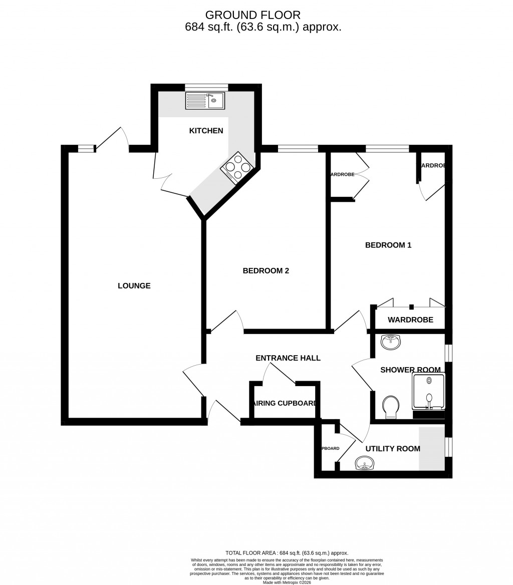 Floorplans For Victoria Court, Chard, Somerset, TA20
