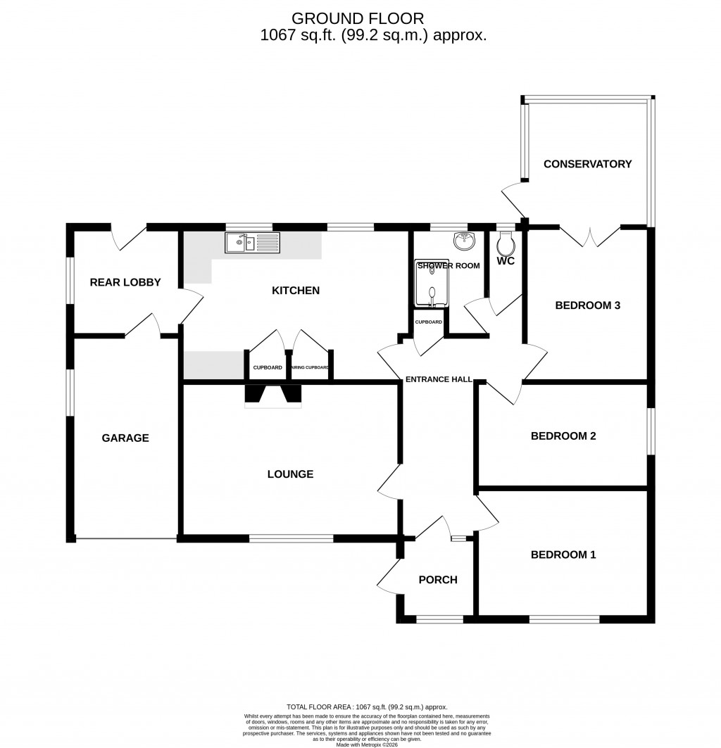 Floorplans For St Marys Close, Chard, Somerset, TA20
