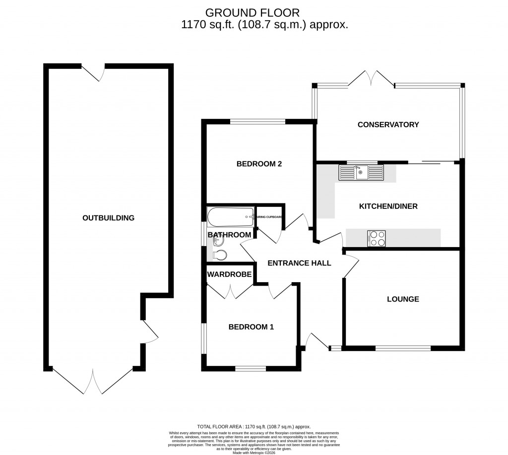 Floorplans For Wellings Close, Tatworth, Somerset, TA20