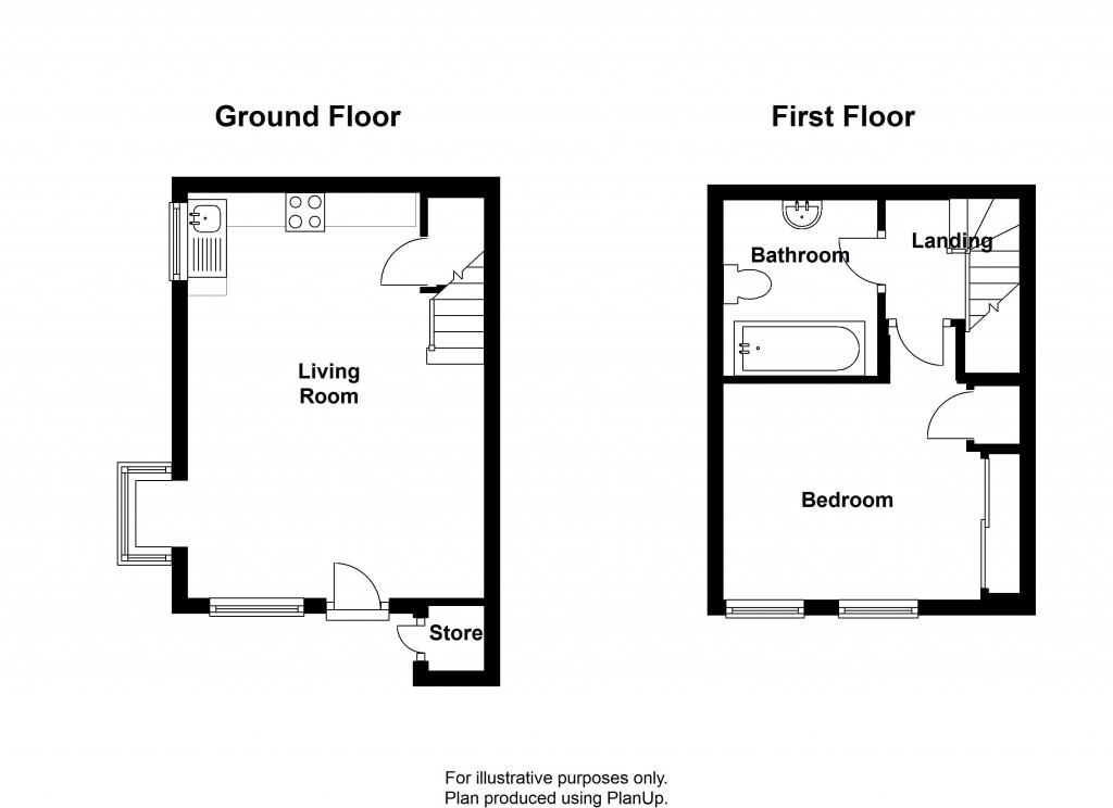 Floorplans For Bryer Close, Chard, Somerset, TA20