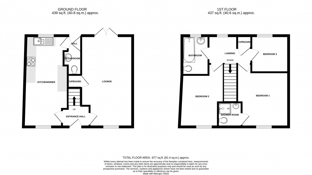 Floorplans For Broad Street, Chard, Somerset, TA20