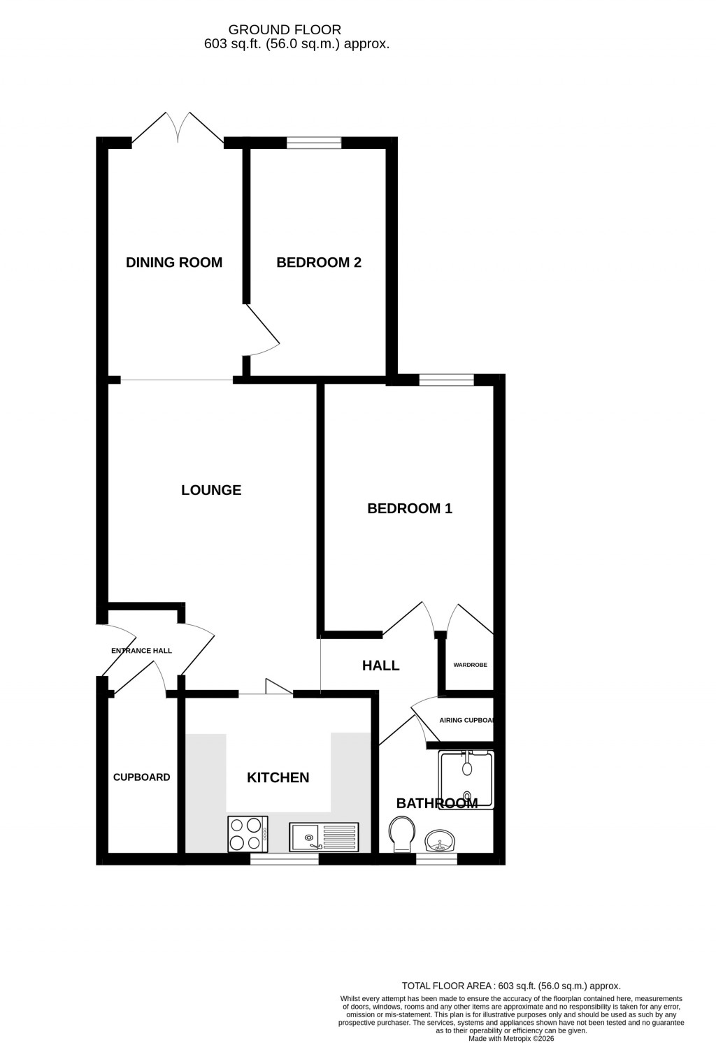 Floorplans For Glanville Avenue, Chard, Somerset, TA20