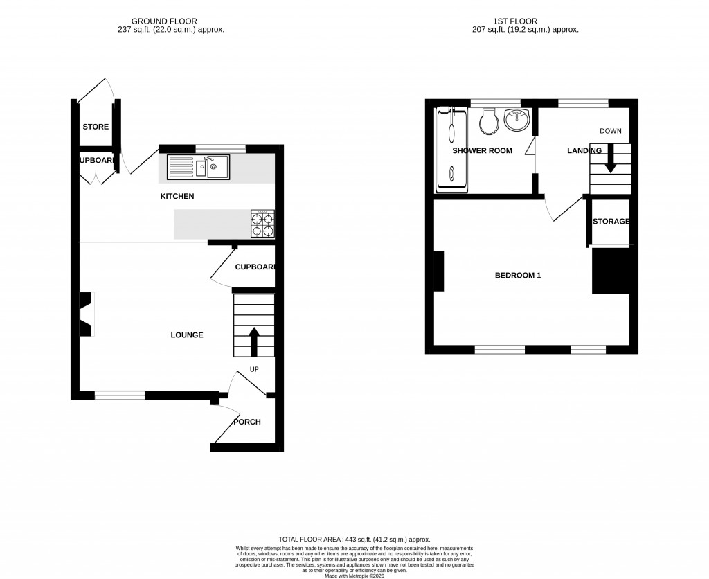 Floorplans For Campion Gardens, Chard, Somerset, TA20