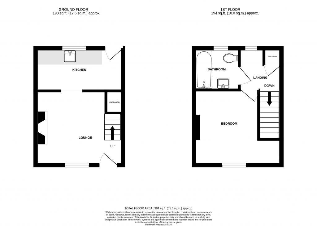 Floorplans For Bath Street, Chard, Somerset, TA20