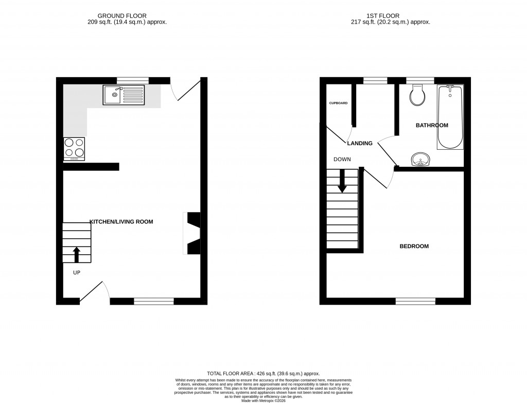 Floorplans For Bath Street, Chard, Somerset, TA20