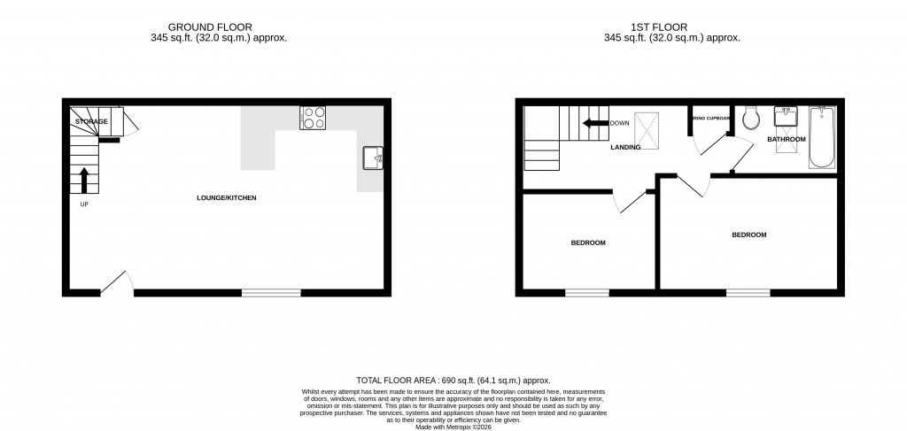 Floorplans For Ostlers Yard, Fore Street, Chard, TA20