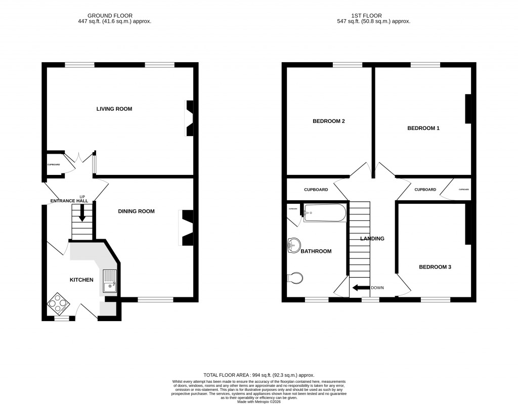 Floorplans For High Street, Ilminster, Somerset, TA19