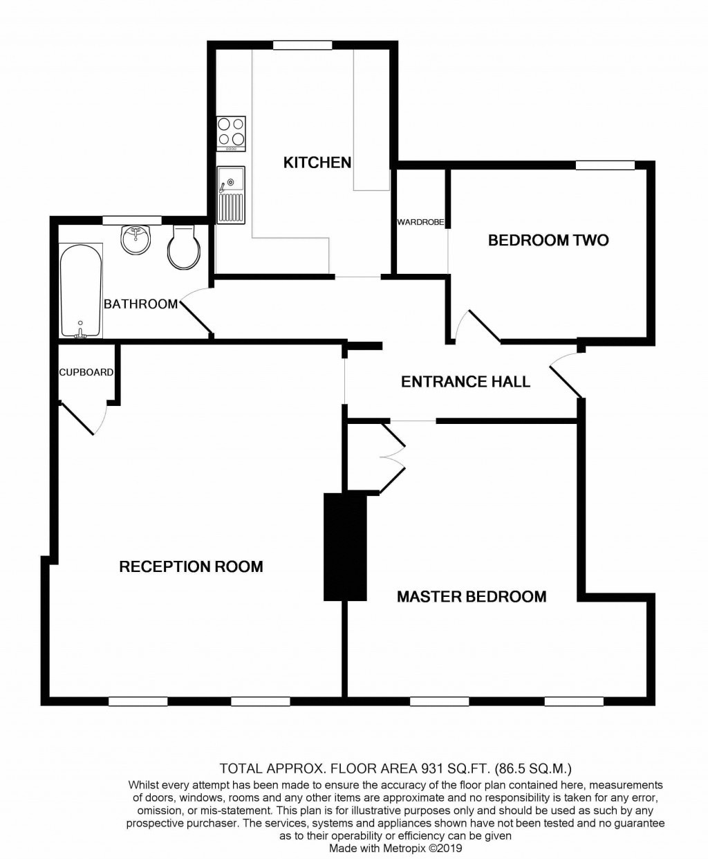Floorplans For Red House Flats, Silver Street, Chard, TA20