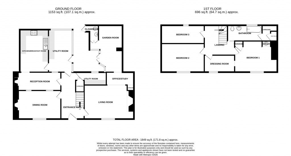 Floorplans For High Street, Chard, Somerset, TA20