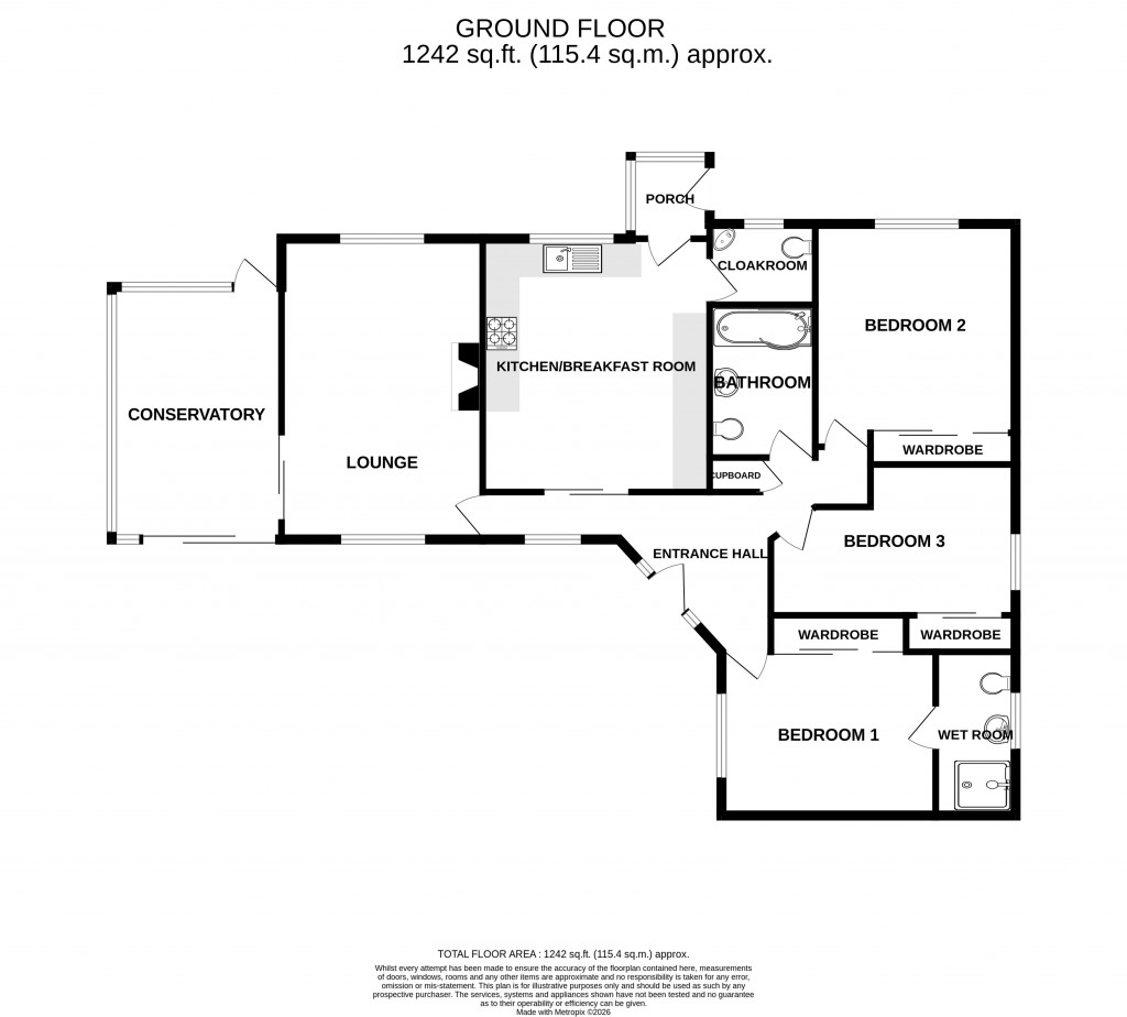 Floorplans For Nursery Gardens, Chard, Somerset, TA20