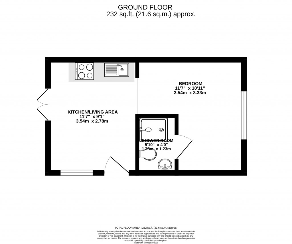 Floorplans For Rose Green, Dinnington, Hinton St Geroge, TA17