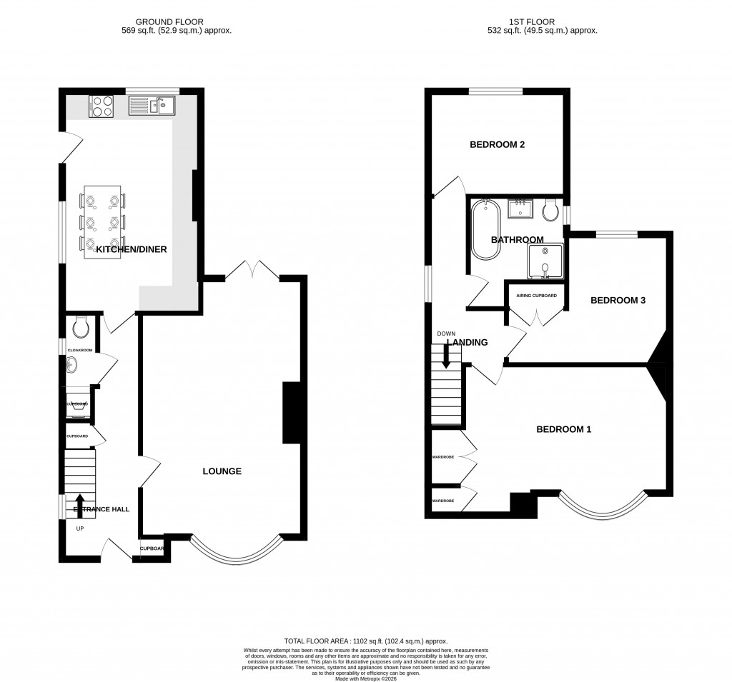 Floorplans For Station Road, Ilminster, Somerset, TA19
