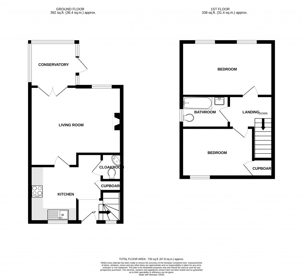 Floorplans For Regent Mews, Chard, Somerset, TA20