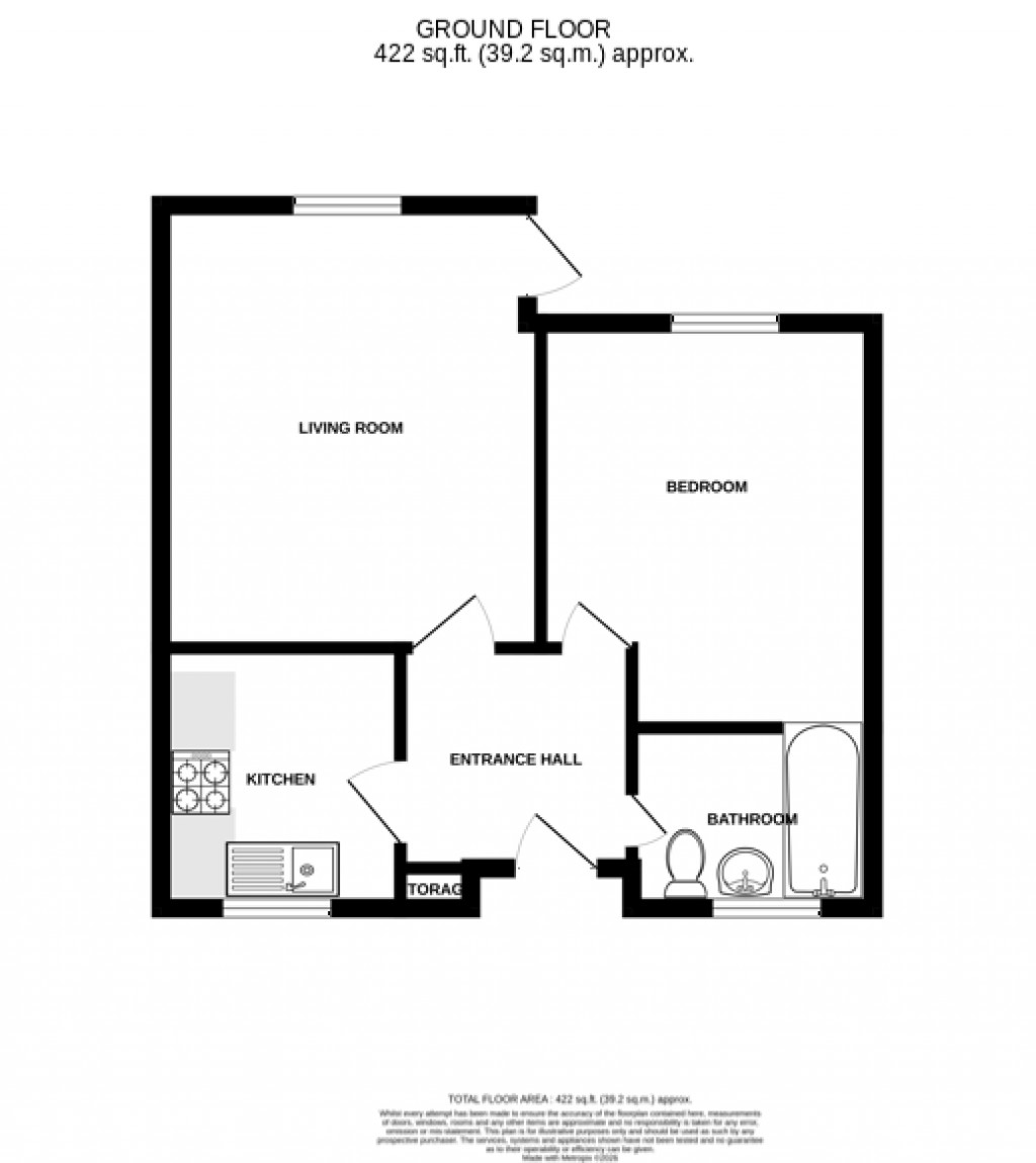 Floorplans For 34 Fawcus Place, Chard, Somerset, TA20