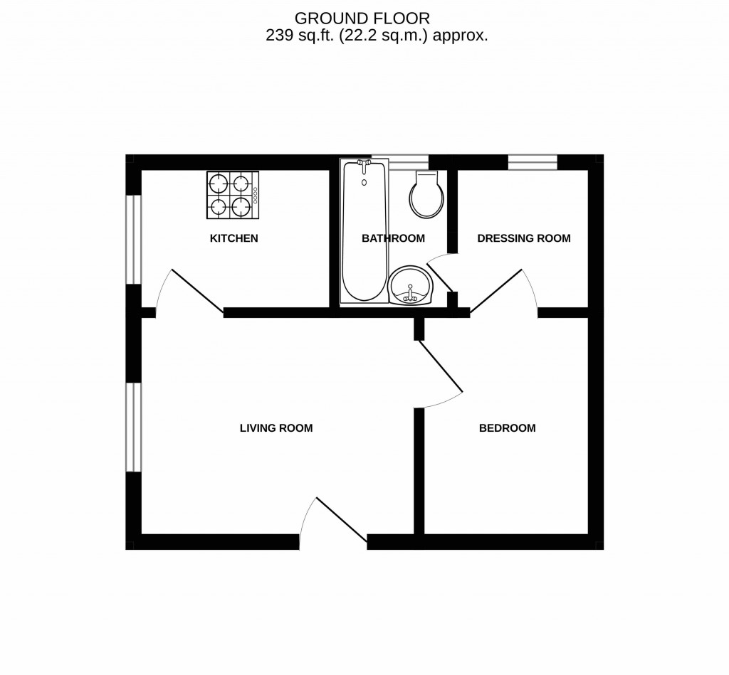 Floorplans For 69 Bubwith Close, Chard, Somerset, TA20