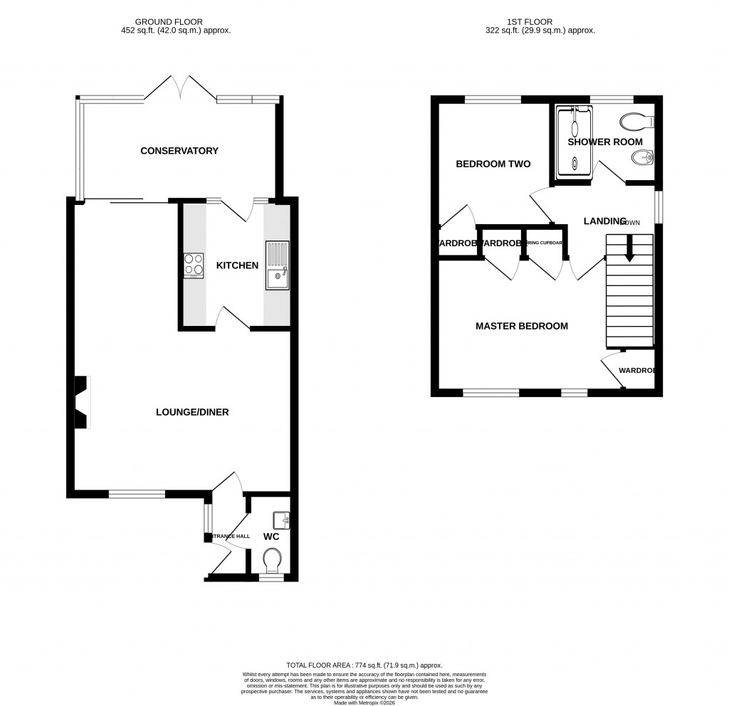 Floorplans For Showfields, Tytherleigh, Axminster, Devon, EX13