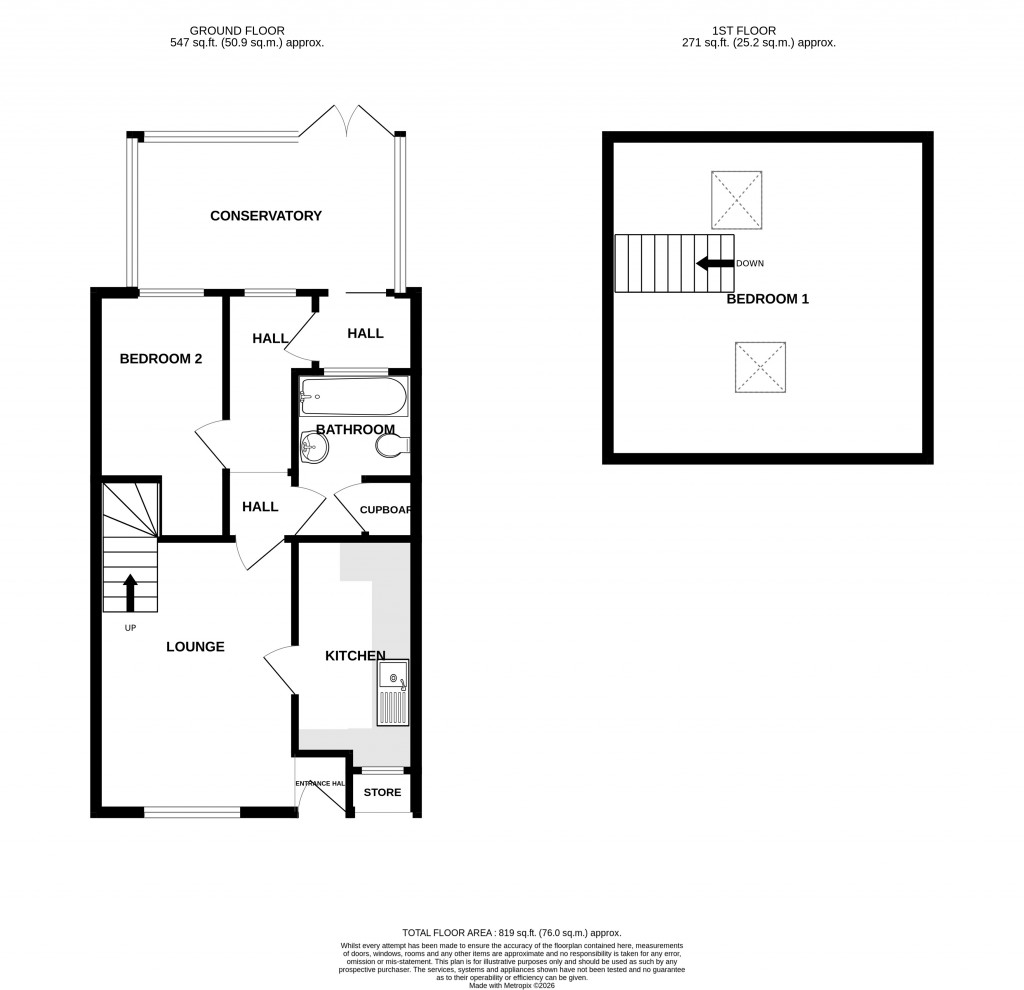 Floorplans For Manor Close, Chard, Somerset, TA20